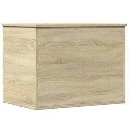 Berkfield Home Storage Box Sonoma Oak 60x42x46 cm Engineered Wood in Light Tan - Size: 60 x 42 x 46 cm - thumbnail 6