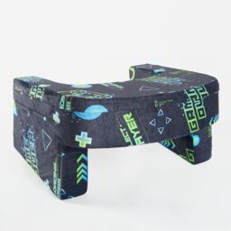 OHS Gaming Print Laptop Cushion Armrest Soft Foam Reading Pillow in Navy - thumbnail 4