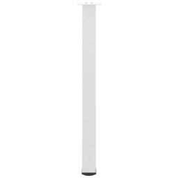 Berkfield Home Coffee Table Legs 4 pcs White 100-102 cm Steel - thumbnail 6