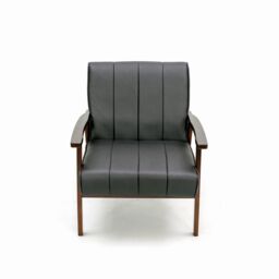 EONLION Armchair Stylish Modern Chair Armchair in Black - thumbnail 2