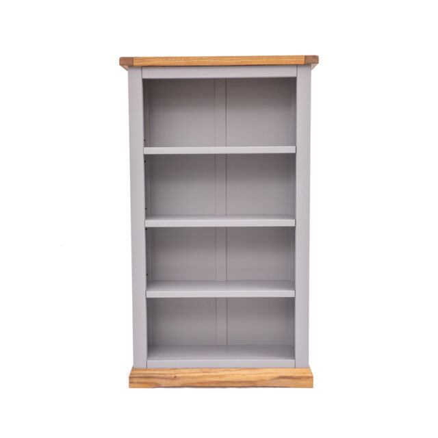 Cabinet Bits Bookcase with plinth 120x70x25cm in Grey - Size: 120 x 70 x 25 cm - image 1