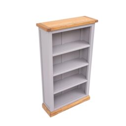Cabinet Bits Bookcase with plinth 120x70x25cm in Grey - Size: 120 x 70 x 25 cm - thumbnail 3