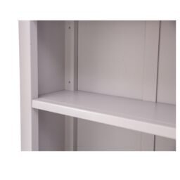 Cabinet Bits Bookcase with plinth 120x70x25cm in Grey - Size: 120 x 70 x 25 cm - thumbnail 5