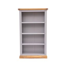 Cabinet Bits Bookcase with plinth 120x70x25cm in Grey - Size: 120 x 70 x 25 cm - thumbnail 1
