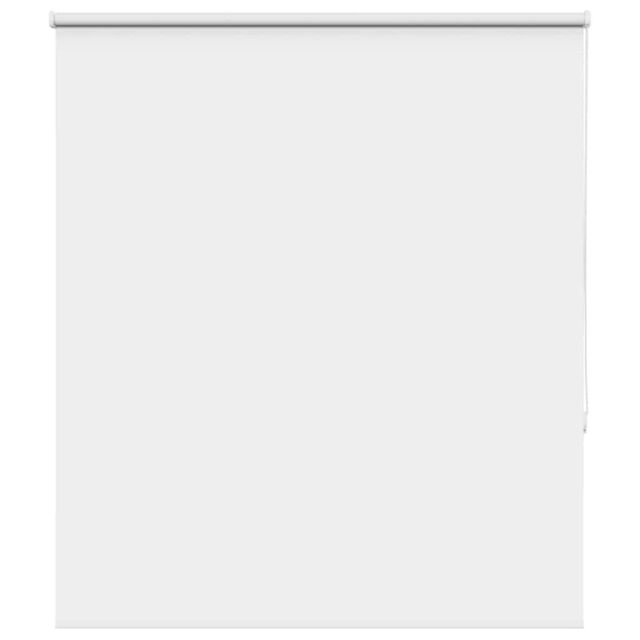 Berkfield Home Roller Blind Blackout White 130x130 cm Fabric Width 126.6 cm Polyester - image 1