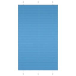 Berkfield Home Pleated Blind Blue 120x200 cm Fabric Width 119.4 cm Polyester