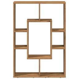 Berkfield Home Bookcase Artisian Oak 63x20x90 cm Engineered Wood in Brown - Size: 63 x 20 x 90 cm - thumbnail 5
