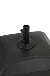 Garden Sanctuary Water & Sand Filled Patio Parasol Stand with Wheels in Black - thumbnail 5