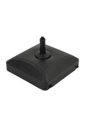 Garden Sanctuary Water & Sand Filled Patio Parasol Stand with Wheels in Black - thumbnail 4