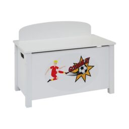 Liberty House Toys Football Wooden Toy Box in White - thumbnail 4