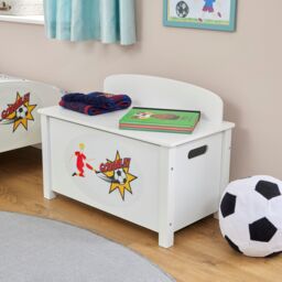 Liberty House Toys Football Wooden Toy Box in White - thumbnail 3