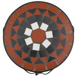 Berkfield Home Plant Stands 3 pcs Terracotta & White Ceramic in Orange - thumbnail 5