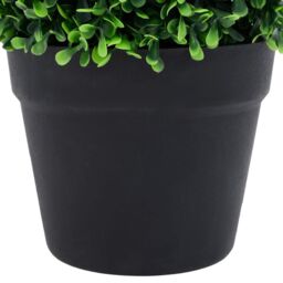Berkfield Home Artificial Boxwood Plants 2 pcs with Pots Ball Shaped Green 32 cm - thumbnail 5