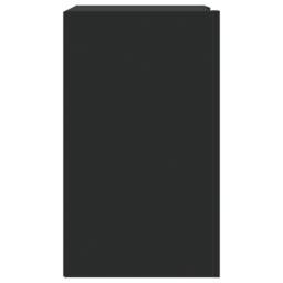Berkfield Home Wall Cabinet Black 75x35x60 cm Engineered Wood - Size: 75 x 35 x 60 cm - thumbnail 5