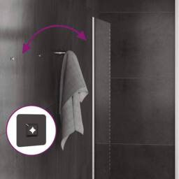 Berkfield Home LED Bathroom Mirror 80x60 cm in Clear - thumbnail 4