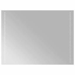 Berkfield Home LED Bathroom Mirror 80x60 cm in Clear - thumbnail 3