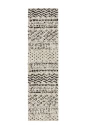 Kukoon Cream Grey Aztec Scandi Super Soft Shaggy Rug - Size: 160 cm x 220 cm - thumbnail 6