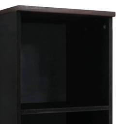 Berkfield Home Traditional Bathroom Furniture Sets with Drawer with Shelf Stripe in Brown - thumbnail 8