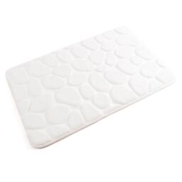 mysmartbuy Luxury Pebble Design Bath Mat - Memory Foam Non-Slip Machine Washable Bathroom Floor Mat - Measures 59 x 40 x 1.5cm - thumbnail 4