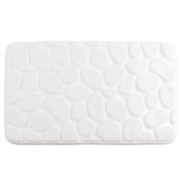 mysmartbuy Luxury Pebble Design Bath Mat - Memory Foam Non-Slip Machine Washable Bathroom Floor Mat - Measures 59 x 40 x 1.5cm - thumbnail 3