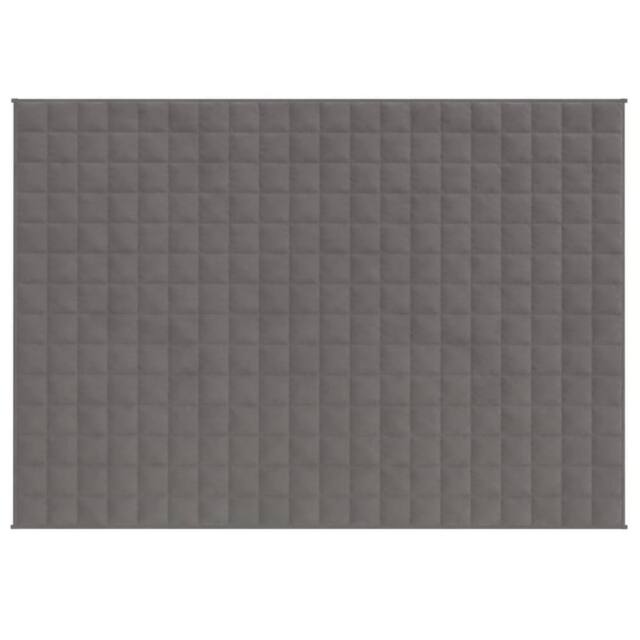 Berkfield Home Weighted Blanket Grey 152x203 cm 7 kg Fabric - image 1