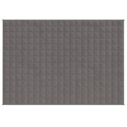 Berkfield Home Weighted Blanket Grey 152x203 cm 7 kg Fabric - thumbnail 1