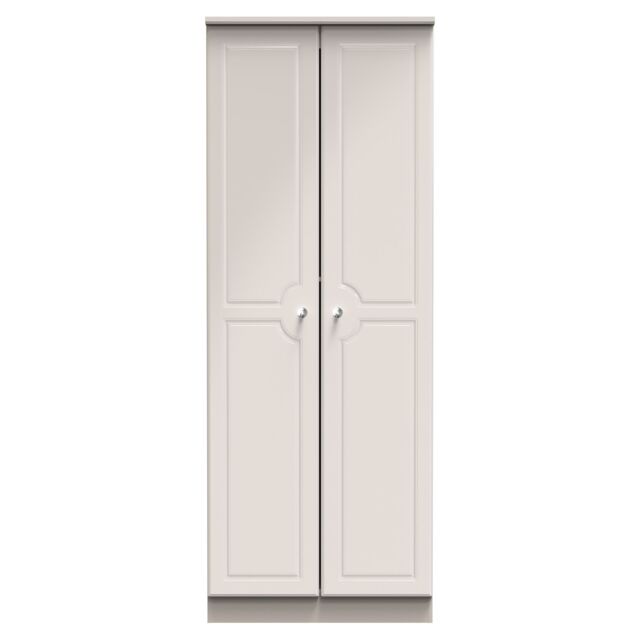 Ready Assembled 2 U Stratford Tall Double Hanging Wardrobe (Ready Assembled) in Taupe - image 1