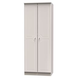 Ready Assembled 2 U Stratford Tall Double Hanging Wardrobe (Ready Assembled) in Taupe - thumbnail 3