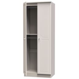 Ready Assembled 2 U Stratford Tall Double Hanging Wardrobe (Ready Assembled) in Taupe - thumbnail 5