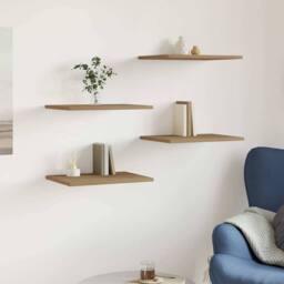 Berkfield Home Durable Bookshelf Boards 4 pcs Artisan Oak 40x30x1.5 cm Engineere in Brown - thumbnail 2