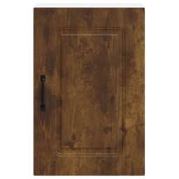 Berkfield Home Kitchen Wall Cabinet Kalmar Smoked Oak Engineered Wood in Brown - thumbnail 5