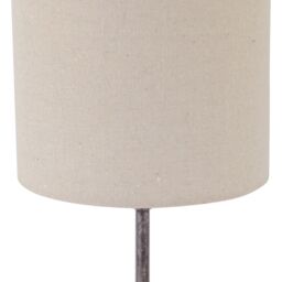 First Choice Lighting Maurice - Antique Gold Mouse Table Lamp With Oatmeal Linen Shade - thumbnail 2