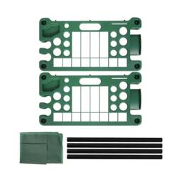 EONLION With Pocket Garden Tool Storage Rack Holder in Green - Size: 1000mm × 2000mm - thumbnail 4