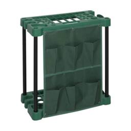EONLION With Pocket Garden Tool Storage Rack Holder in Green - Size: 1000mm × 2000mm
