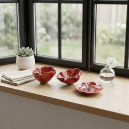 Garden Greatness Trio Glazed Poppy Decoration - Size: 1 Pack - thumbnail 1