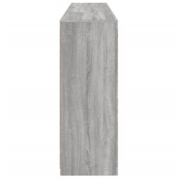 Berkfield Home Sideboard with LED Lights Grey Sonoma 181.5x37x100 cm - thumbnail 7