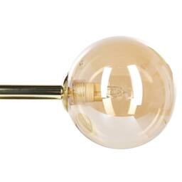Wyld and Coco Gold Steel Wall Lamp with Glass Shades 2 Lights Modern - thumbnail 5