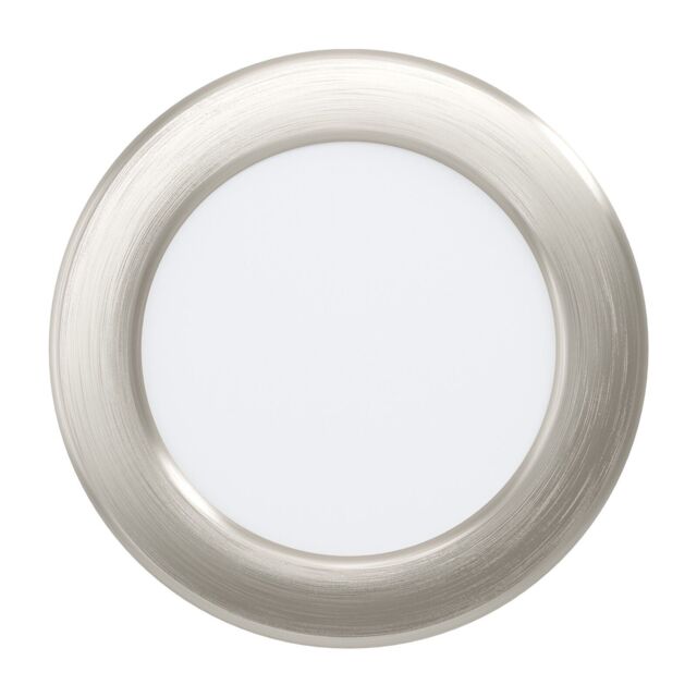 Loops Wall / Ceiling Flush Downlight Satin Nickel Steel 5.5W Built in LED in Metallics - image 1