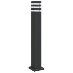 Berkfield Home Outdoor Floor Lamp Black 80 cm Aluminium - thumbnail 2