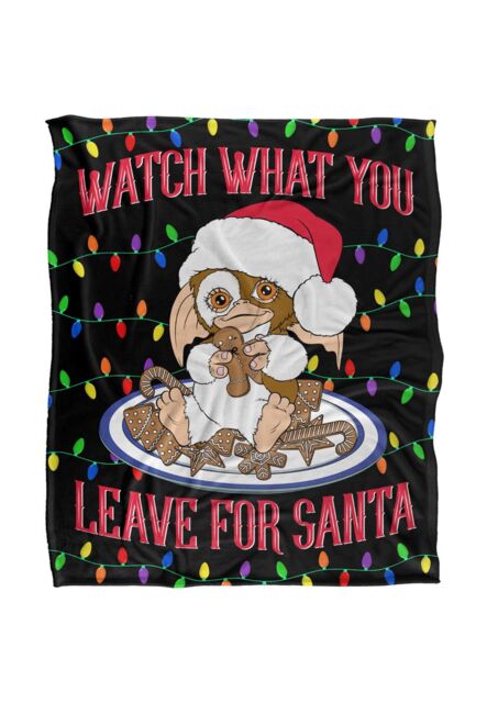 Warner Brothers Gremlins Silky Touch Super Soft Throw Blanket 152x127cm in White - Size: 152x127 cm - image 1