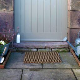 Artsy Mats Multi Hearts Patterned Doormat in Black - Size: 40 cm x 60 cm - thumbnail 5