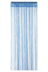 Neel Blue Glitter String Curtain Polyester Fringe Panel Spaghetti Tassel Curtain, 200cm x 90cm in Baby Blue - Size: 200 cm x 90 cm - thumbnail 4