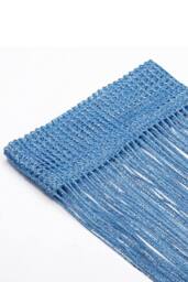 Neel Blue Glitter String Curtain Polyester Fringe Panel Spaghetti Tassel Curtain, 200cm x 90cm in Baby Blue - Size: 200 cm x 90 cm - thumbnail 2