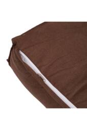 Living and Home Washable Headboard Wedge Pillow with Storage Pocket in Brown - Size: Large - thumbnail 6