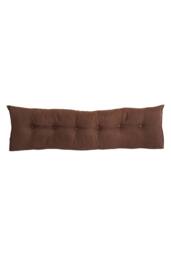Living and Home Washable Headboard Wedge Pillow with Storage Pocket in Brown - Size: Large - thumbnail 2