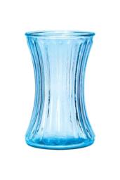 KDMD Pale Blue Hour Glass Pencil Pleat Vase 2 Pack