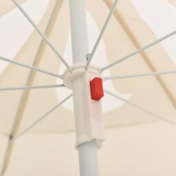 Berkfield Home Outdoor Parasol with Steel Pole Sand 180 cm in Beige - thumbnail 4