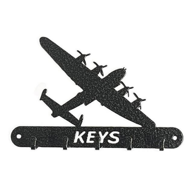 Poppyforge Lancaster Key Holder - Steel - W15 x H9 cm - Powder Coated Black - Size: 5 Hooks - image 1