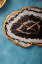Orsina Celina Black & Gold Wall Clock - thumbnail 3