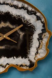 Orsina Celina Black & Gold Wall Clock - thumbnail 4